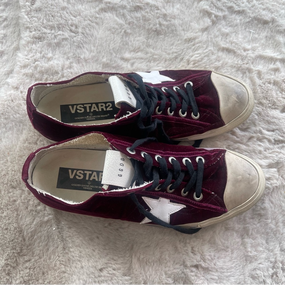 Golden Goose Velvet Sneakers